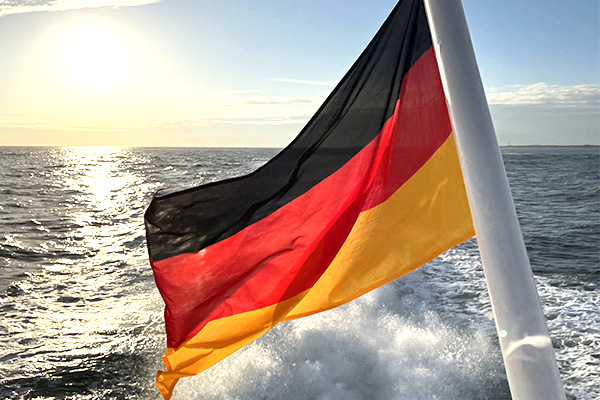 Deutsche Flagge im Ranking aufgestiegen