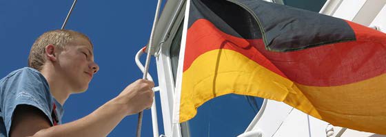 Picture: Changing to the German flag © Kirk Williams